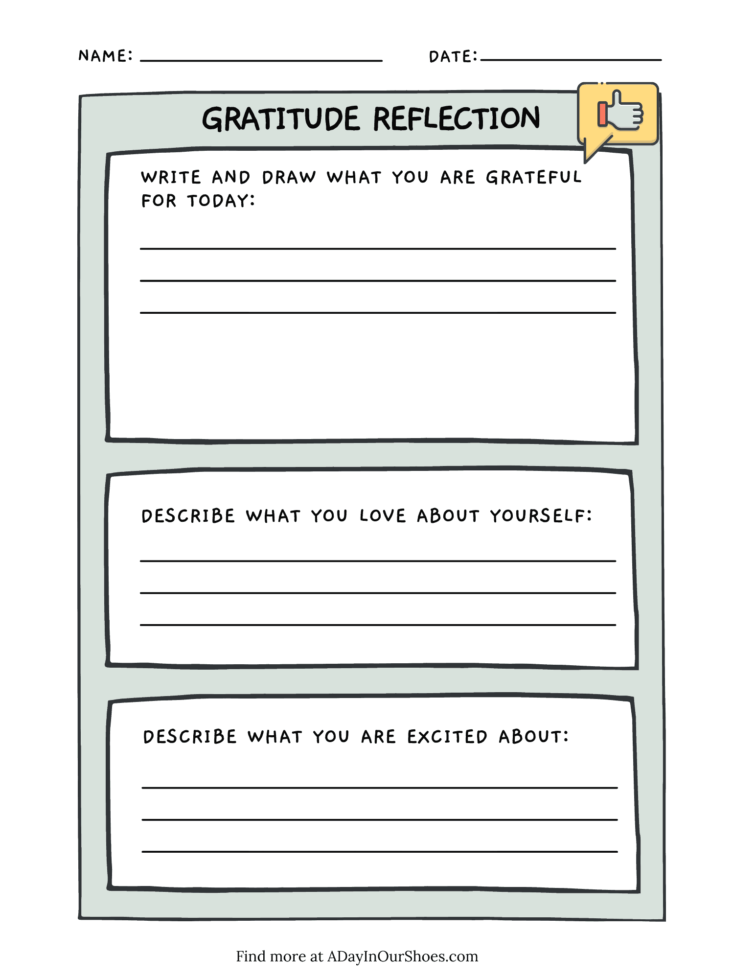 positive self talk: 15 free worksheets for kids and adults